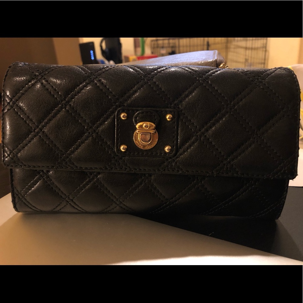 Marc Jacobs Quilted Lambskin Clutch